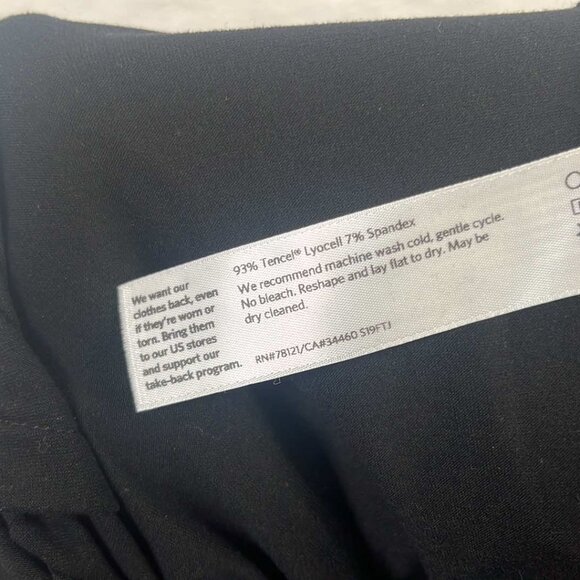 Eileen Fisher Sleeveless Jumper Sz Lg Drawstring Minimalist Casual Boho Lagenloo - Picture 13 of 13